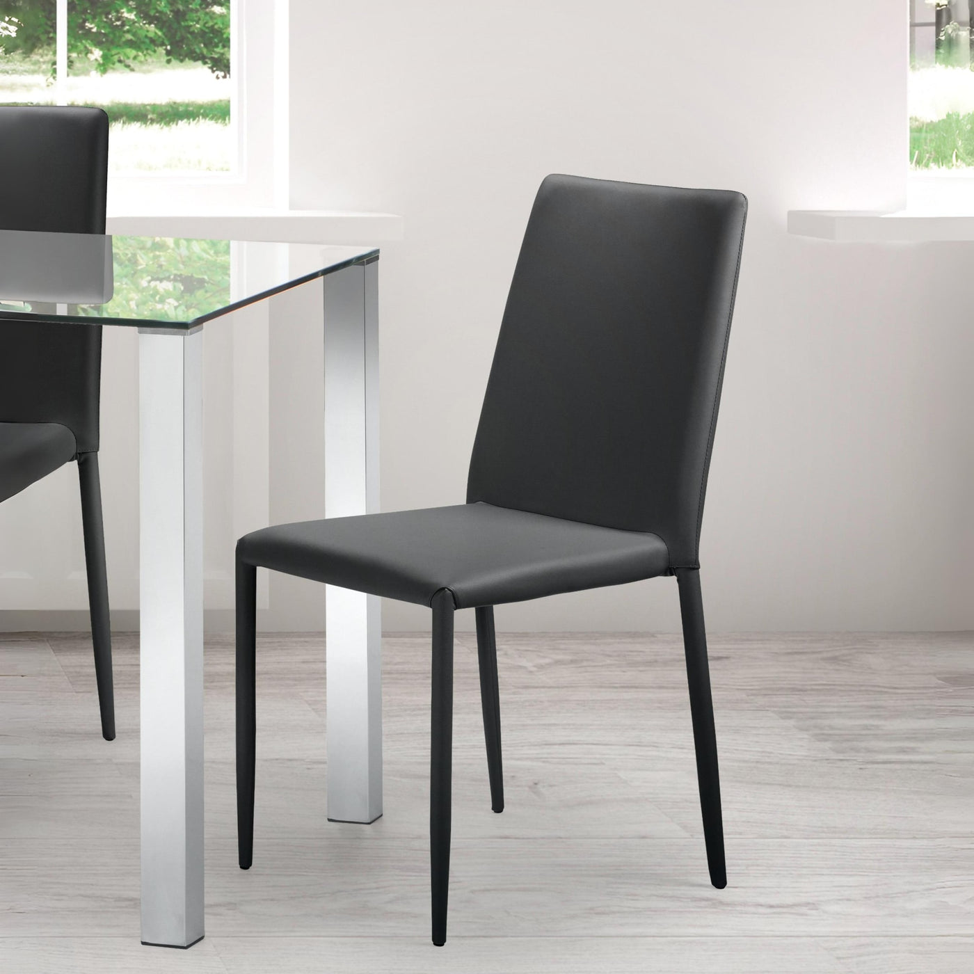 The Bench dining chair in Black