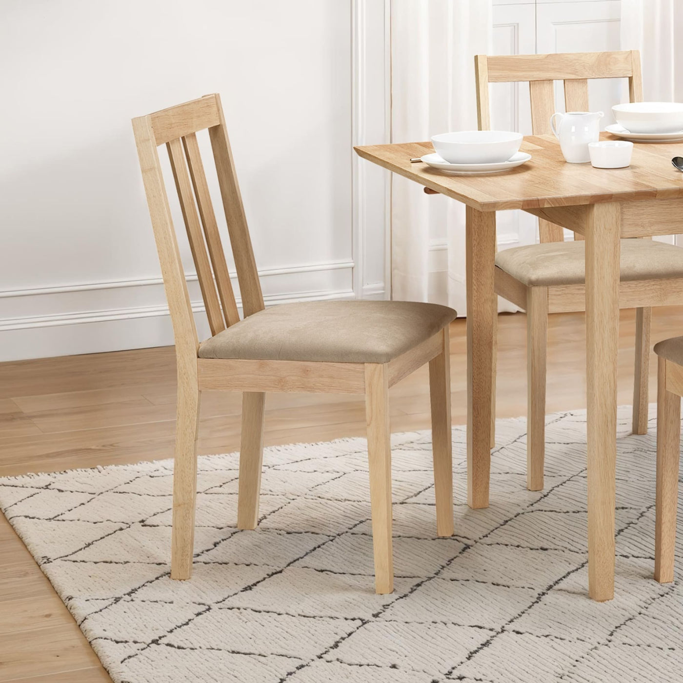 The Cleft dining chair in Light Oak
