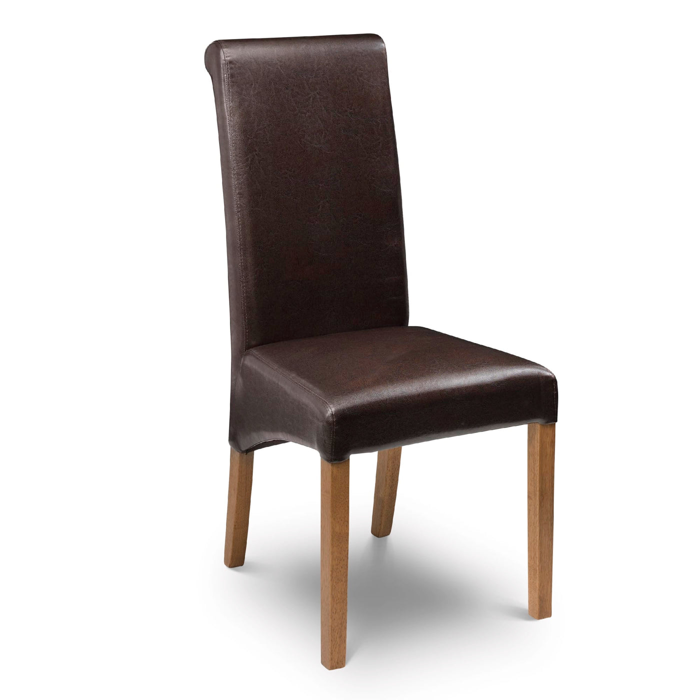 The Hewn dining chair in Brown