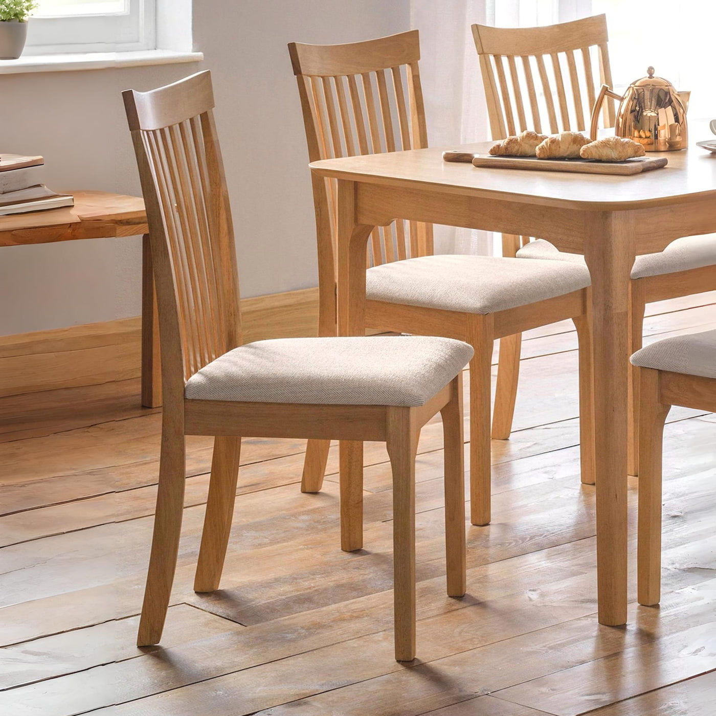 The Stave dining chair in Brown