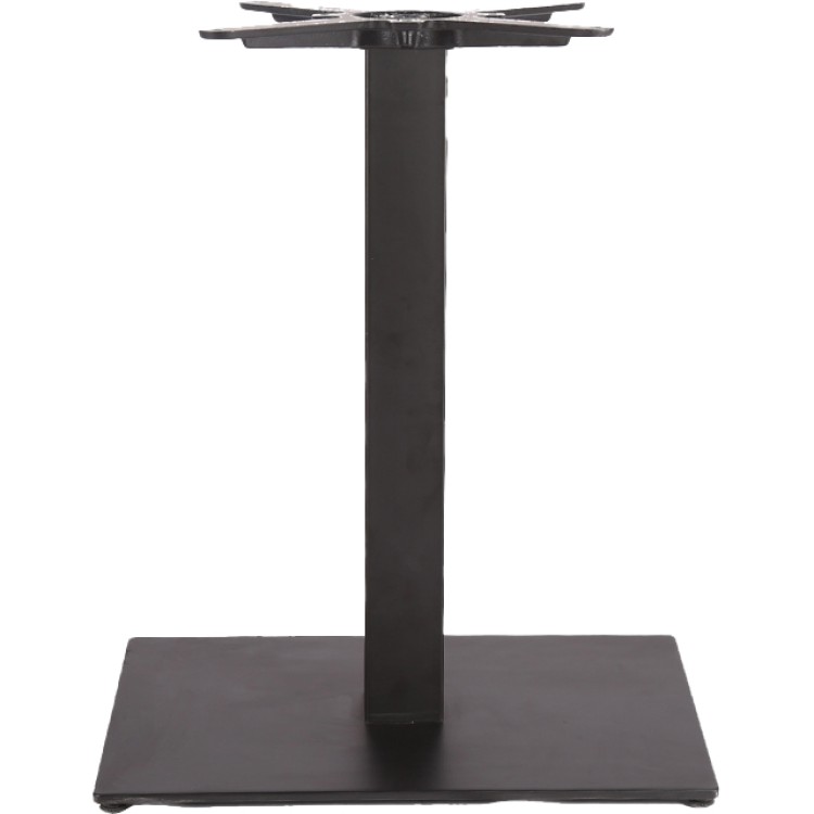 Black cast iron pedestal base