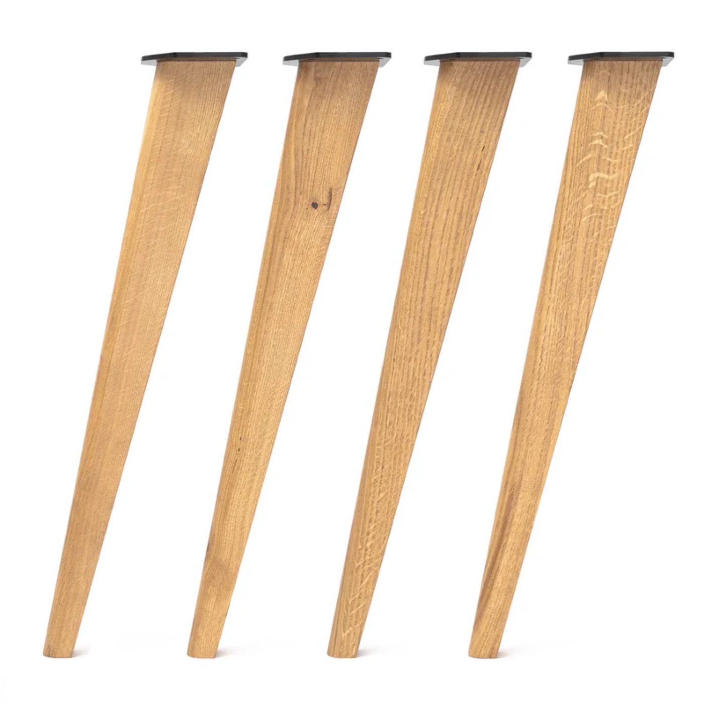 Solid French oak hairpin legs