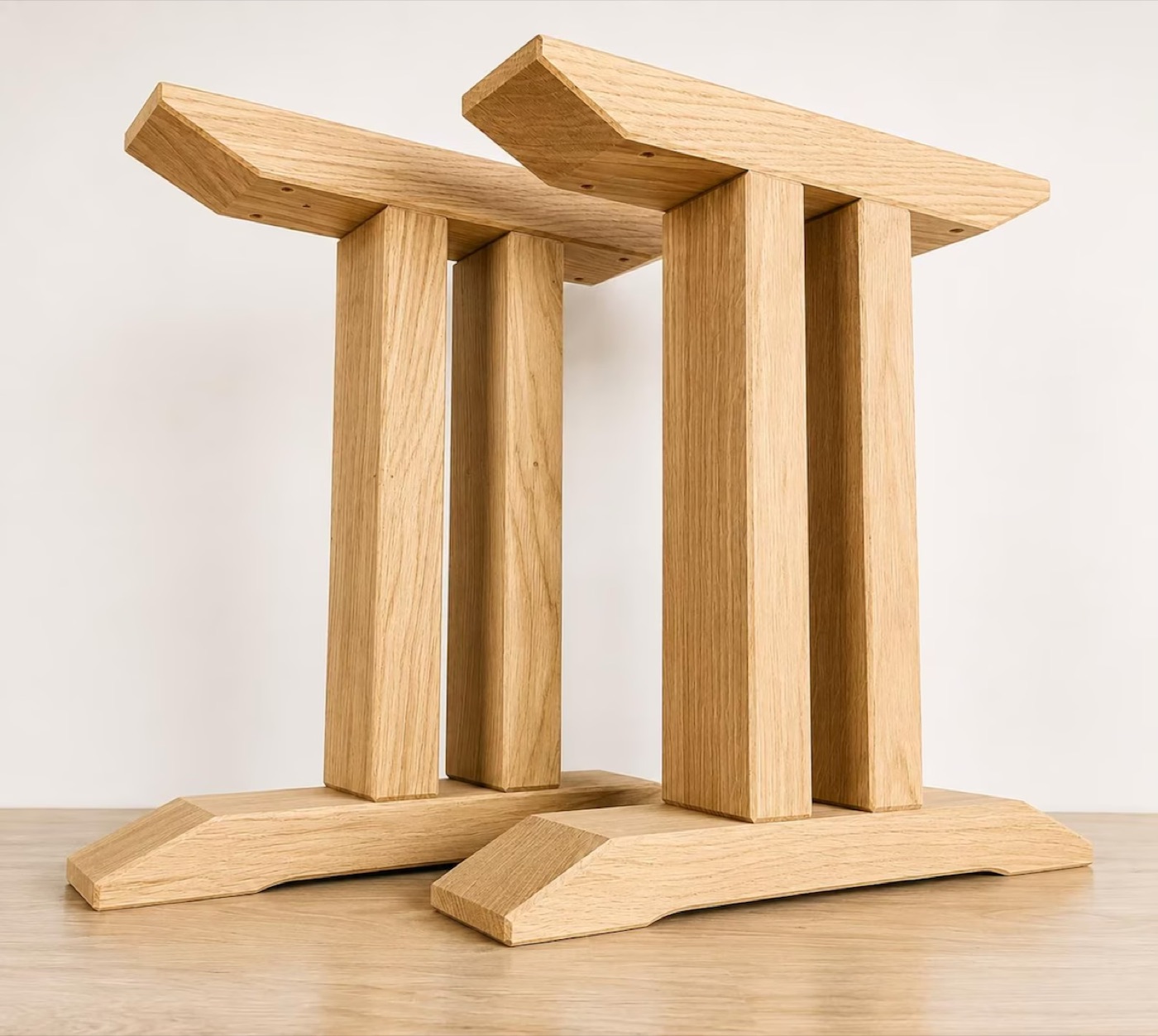 Oak T-Shape legs